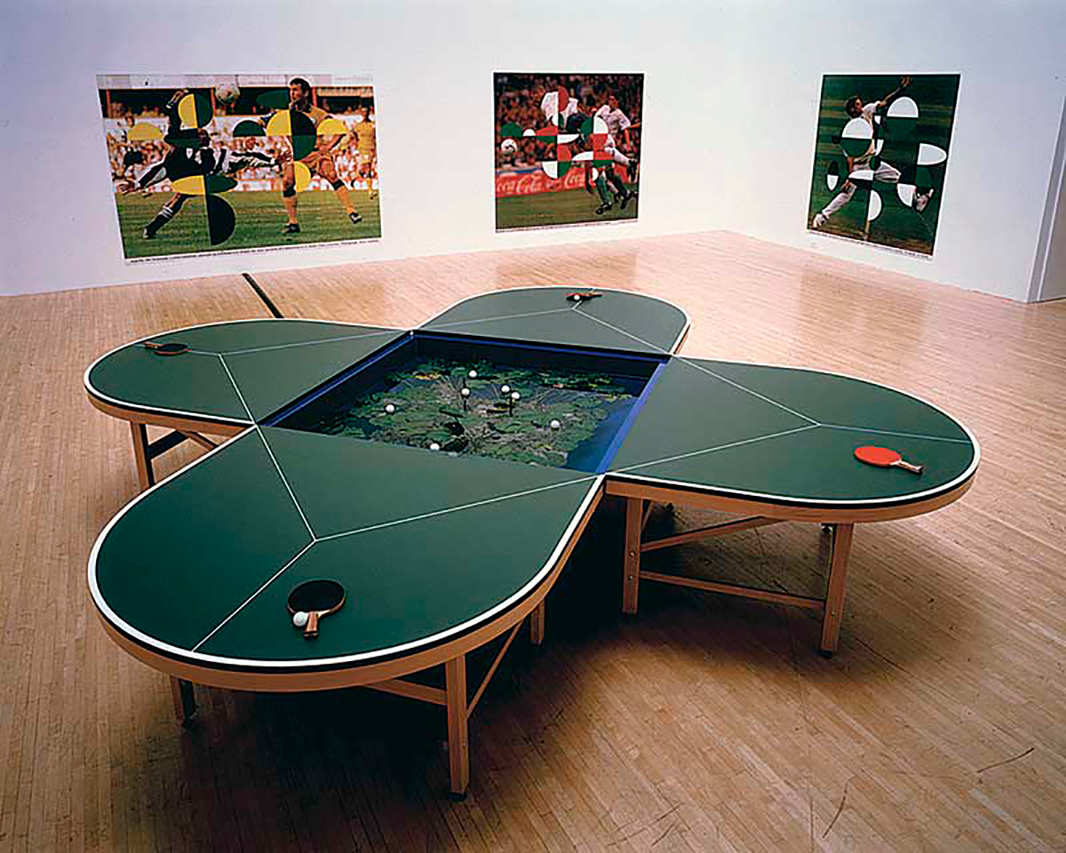 Ping Pond Table (Mesa de ping-pong con estanque) • MOCA